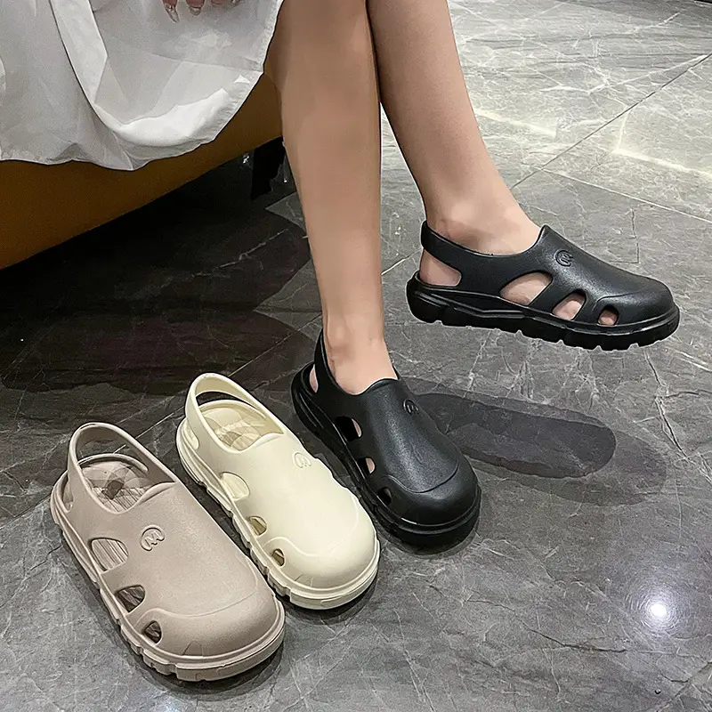 Baotou Half Slippers Women's 2024 New Summer Outer Wear EVA Non-slip Seaside Beach Shoes Casual Office Sandals - Image 5