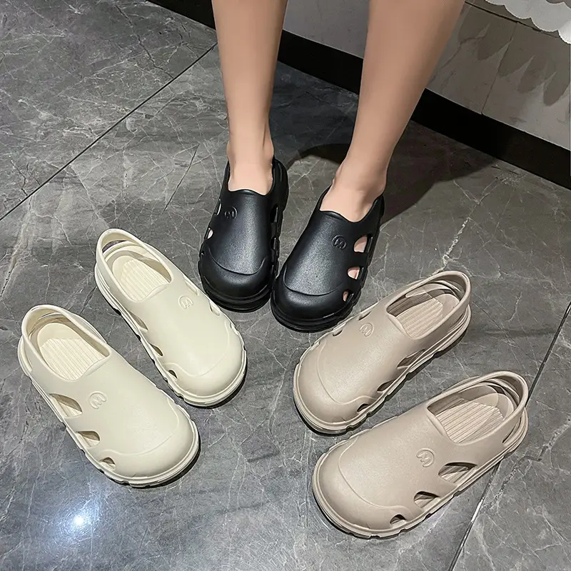 Baotou Half Slippers Women's 2024 New Summer Outer Wear EVA Non-slip Seaside Beach Shoes Casual Office Sandals - Image 7