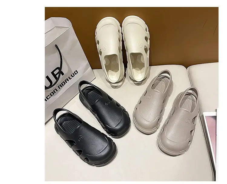 Baotou Half Slippers Women's 2024 New Summer Outer Wear EVA Non-slip Seaside Beach Shoes Casual Office Sandals — feature 11