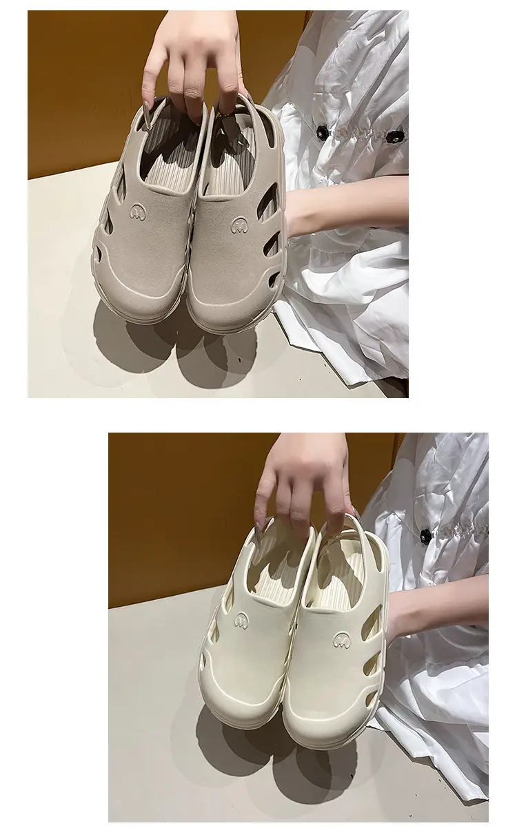 Baotou Half Slippers Women's 2024 New Summer Outer Wear EVA Non-slip Seaside Beach Shoes Casual Office Sandals — feature 12