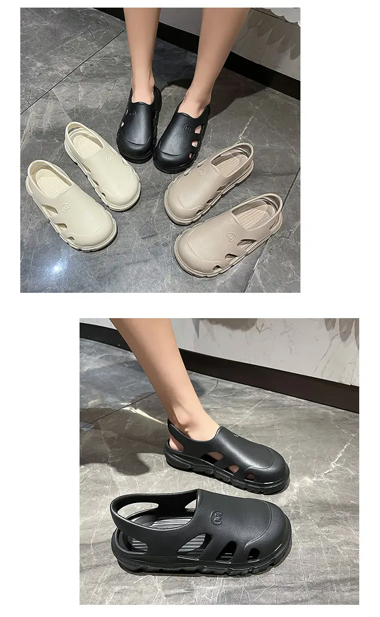 Baotou Half Slippers Women's 2024 New Summer Outer Wear EVA Non-slip Seaside Beach Shoes Casual Office Sandals — feature 18