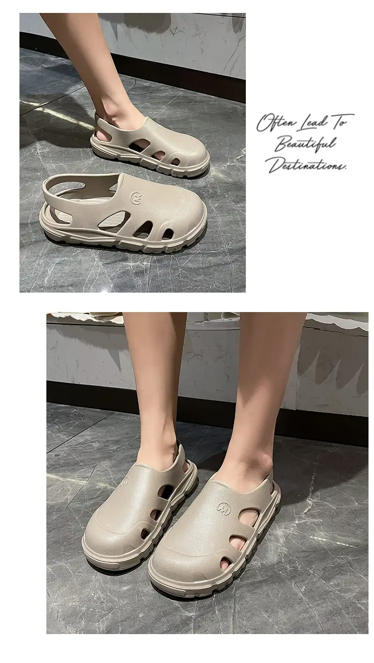 Baotou Half Slippers Women's 2024 New Summer Outer Wear EVA Non-slip Seaside Beach Shoes Casual Office Sandals — feature 19
