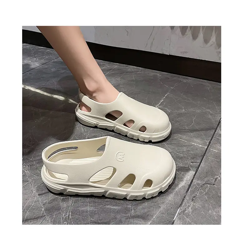 Baotou Half Slippers Women's 2024 New Summer Outer Wear EVA Non-slip Seaside Beach Shoes Casual Office Sandals — feature 24