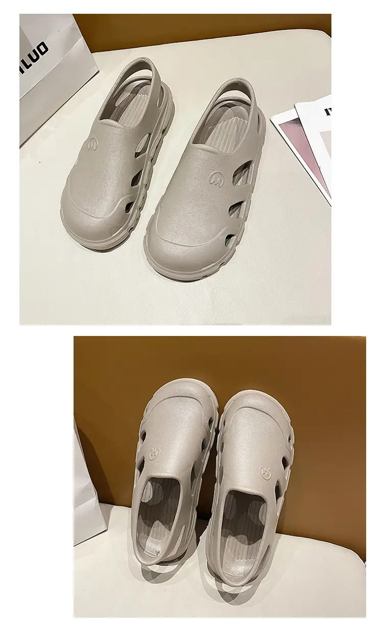 Baotou Half Slippers Women's 2024 New Summer Outer Wear EVA Non-slip Seaside Beach Shoes Casual Office Sandals — feature 9