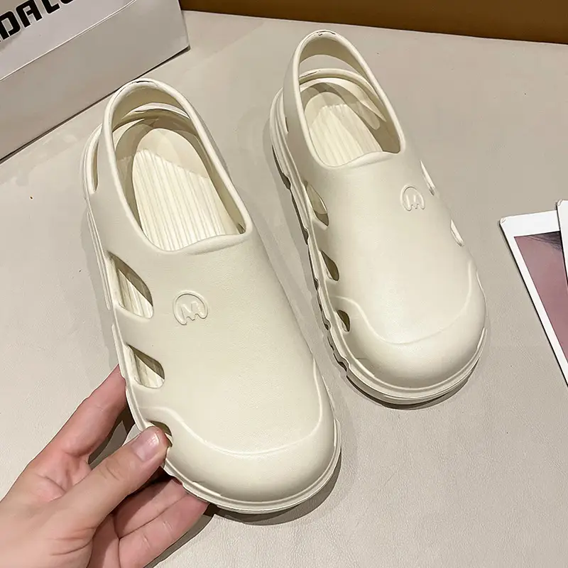 Baotou Half Slippers Women's 2024 New Summer Outer Wear EVA Non-slip Seaside Beach Shoes Casual Office Sandals - Image 2