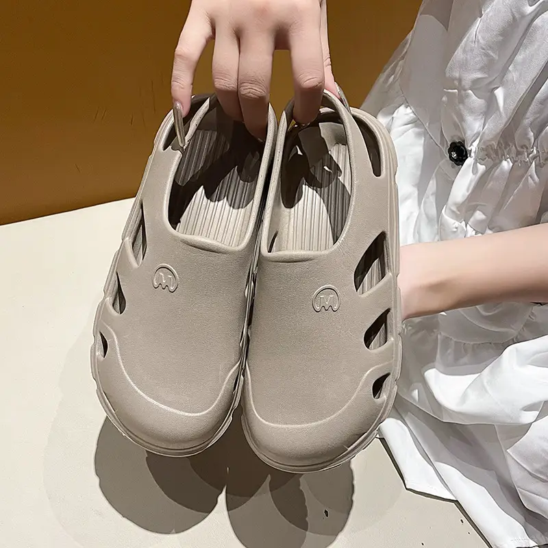Baotou Half Slippers Women's 2024 New Summer Outer Wear EVA Non-slip Seaside Beach Shoes Casual Office Sandals - Image 3