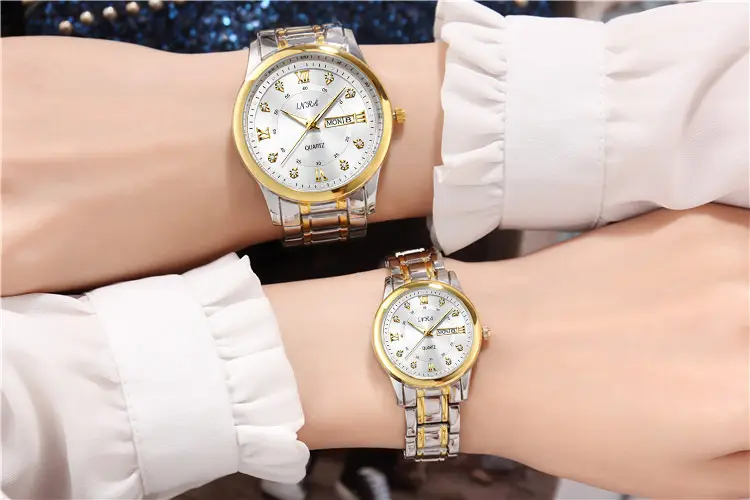 Couple's Rose Gold Quartz Watch — feature 6
