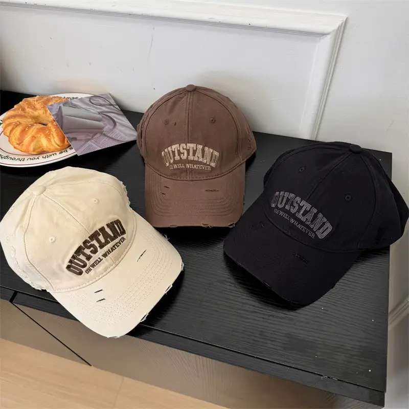 American Retro Baseball Caps with Embroidered Design - Image 11