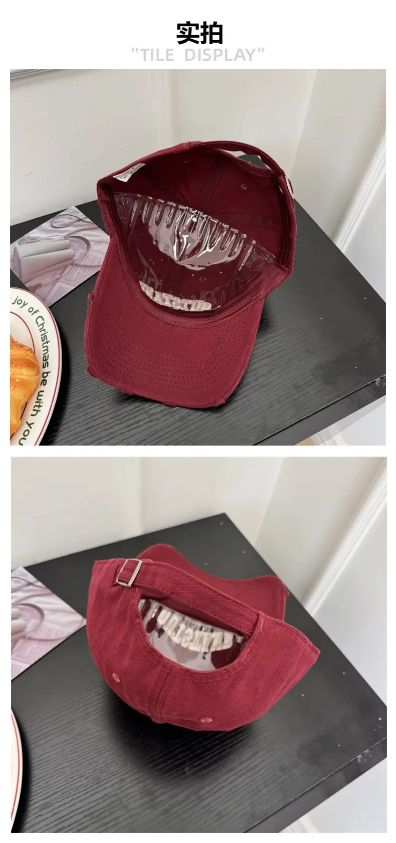 American Retro Baseball Caps with Embroidered Design — feature 6
