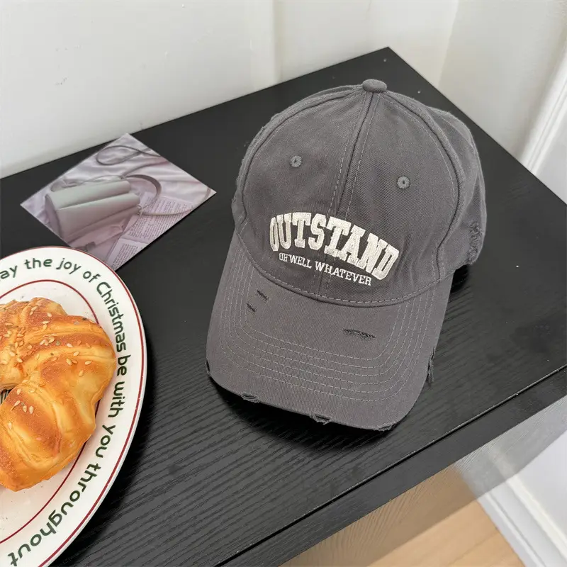 American Retro Baseball Caps with Embroidered Design - Image 5