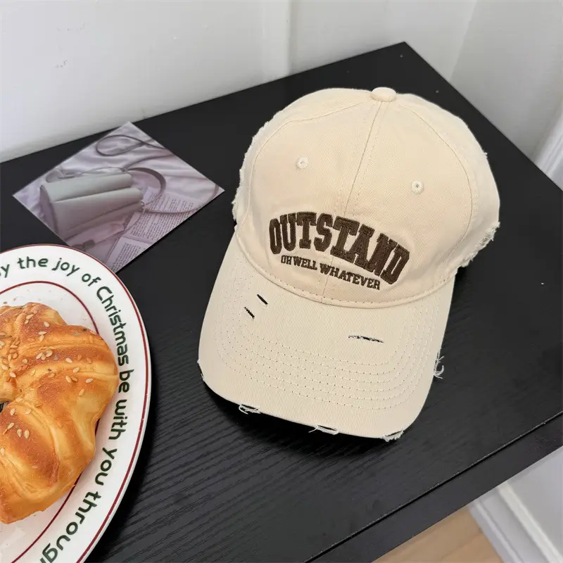 American Retro Baseball Caps with Embroidered Design - Image 7