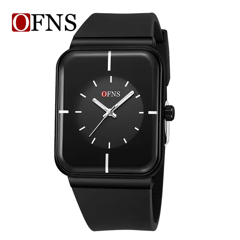 Ofns Green Square Watch for Women