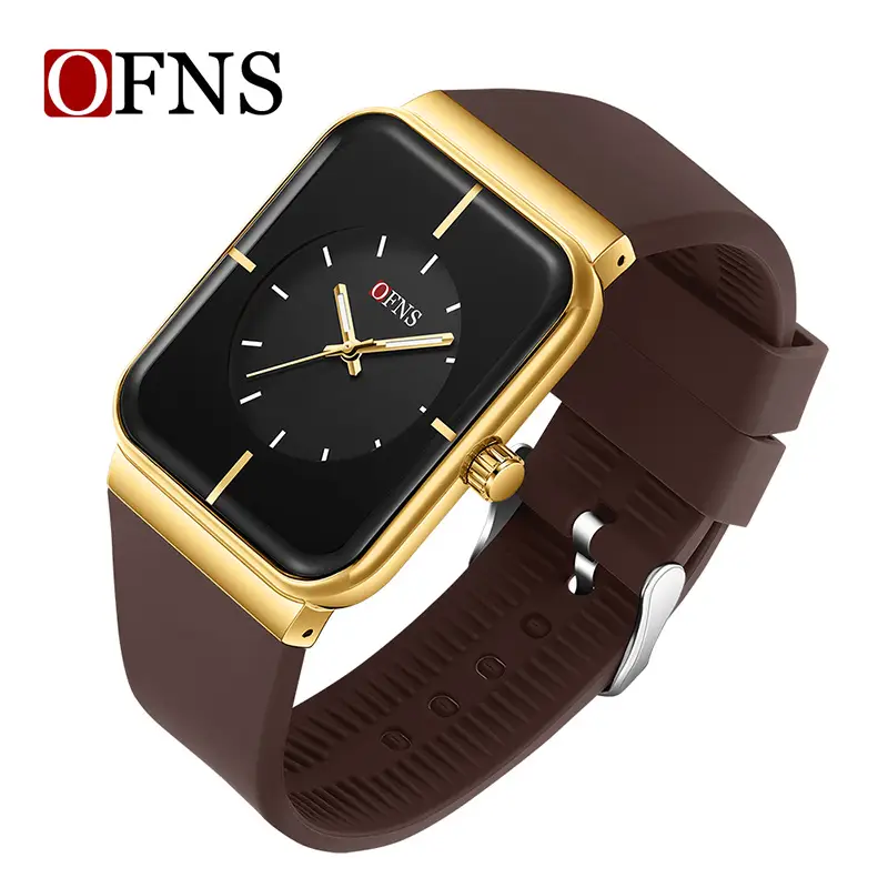 Ofns Green Square Watch for Women