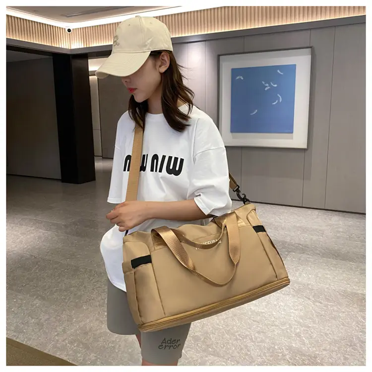 Women's Large Crossbody Travel Bag Light White — feature 29