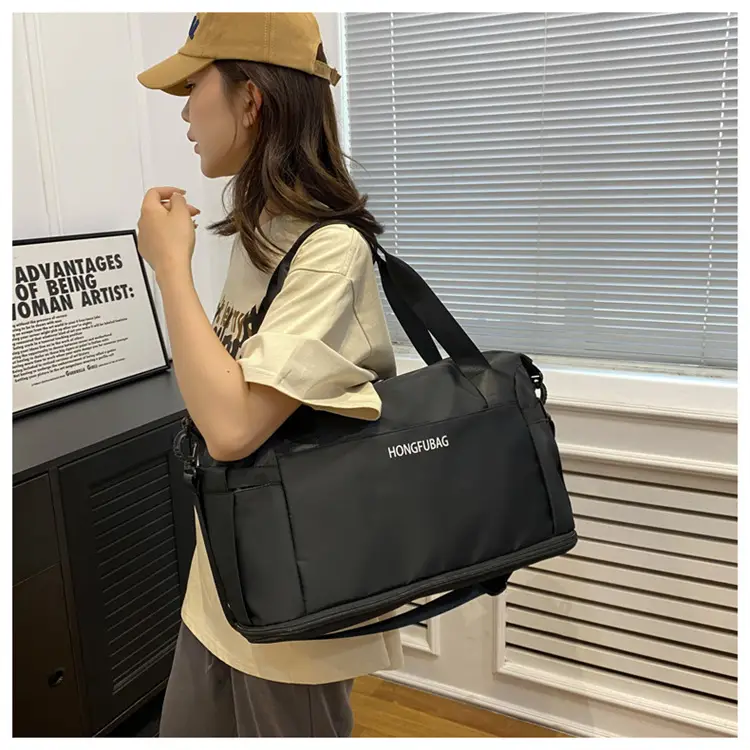 Women's Large Crossbody Travel Bag Light White — feature 37