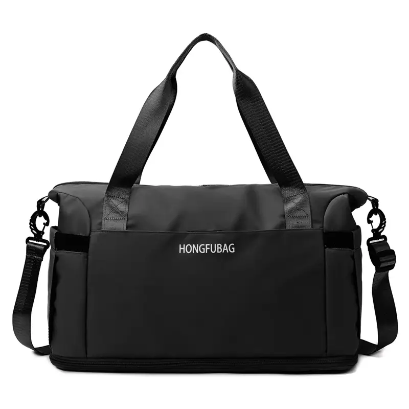 Women's Large Crossbody Travel Bag Light White - Image 8
