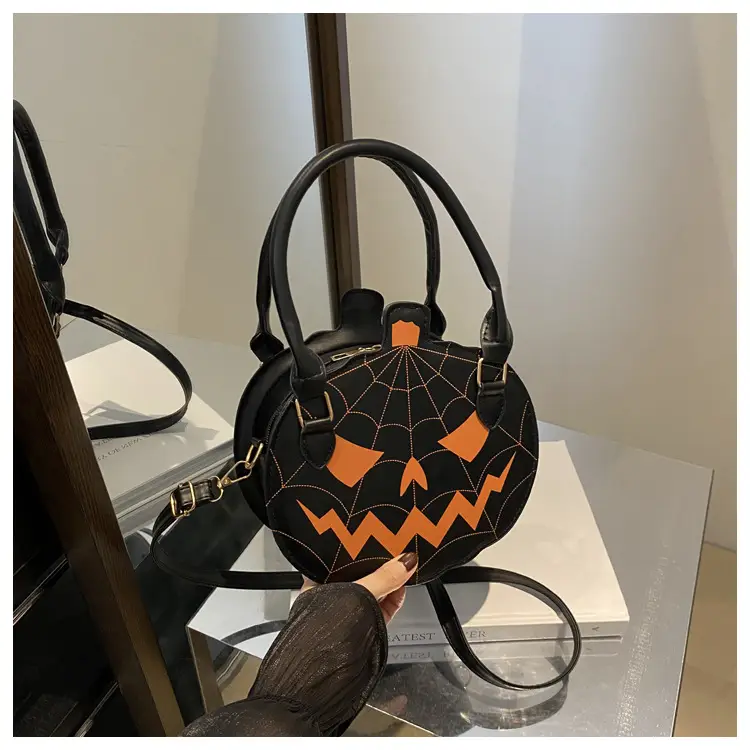 Halloween Pumpkin Shoulder Bag Orange 2024 — feature 15