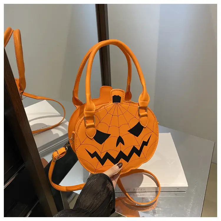 Halloween Pumpkin Shoulder Bag Orange 2024 — feature 16