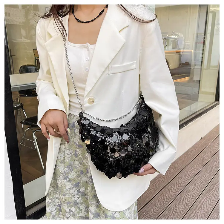Black Sequin Crossbody Bag for Women 2024 — feature 15