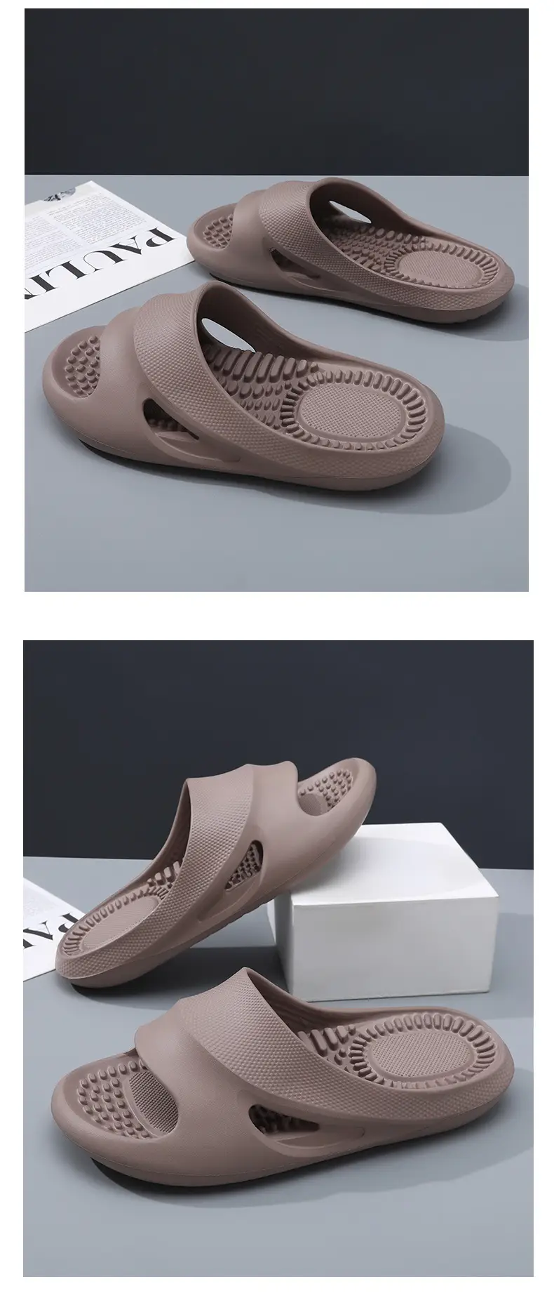 Slippers Women's Summer Outdoor Wear Thick Bottom Non-slip Slides Women's Casual Shit Feeling Beach Sandals Women's Wholesale — feature 10