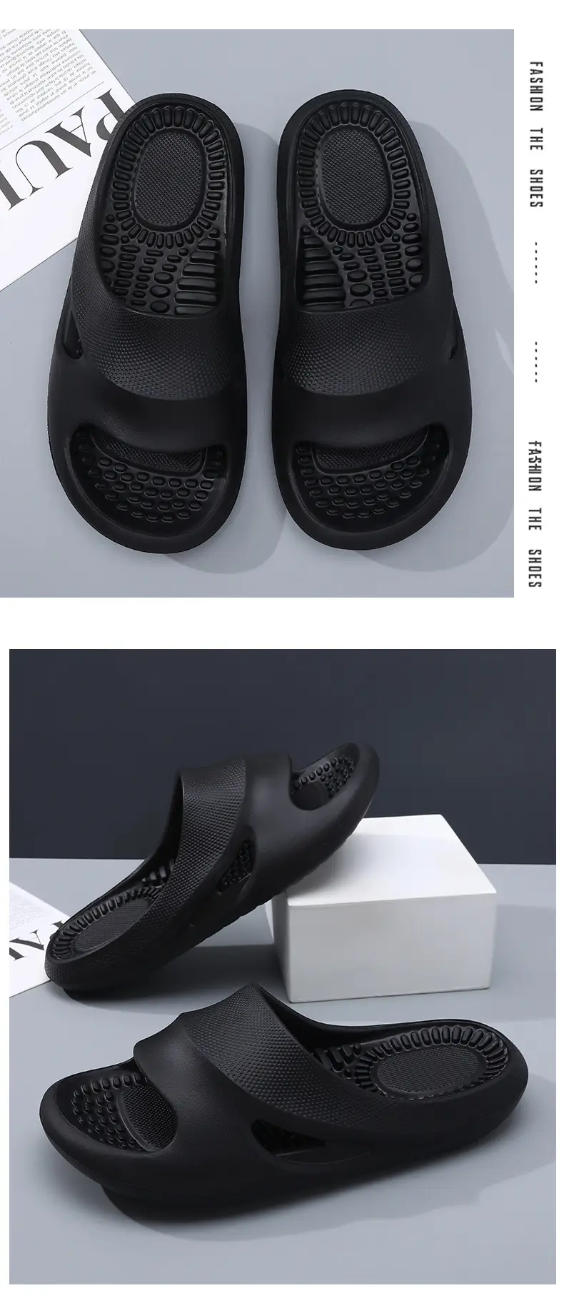 Slippers Women's Summer Outdoor Wear Thick Bottom Non-slip Slides Women's Casual Shit Feeling Beach Sandals Women's Wholesale — feature 11