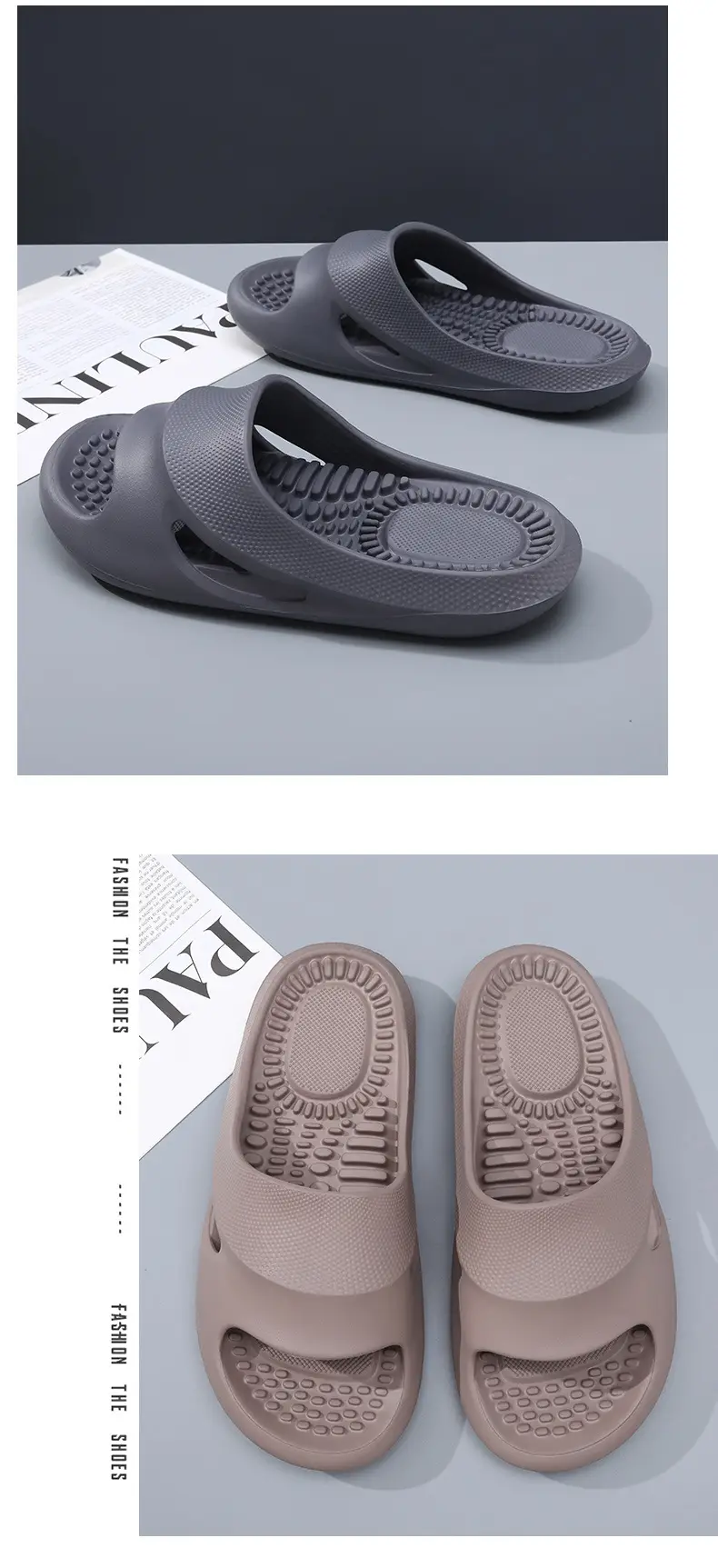 Slippers Women's Summer Outdoor Wear Thick Bottom Non-slip Slides Women's Casual Shit Feeling Beach Sandals Women's Wholesale — feature 9
