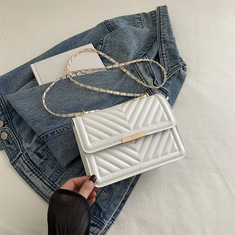 Black Quilted Crossbody Bag for Women 2024 - Image 3