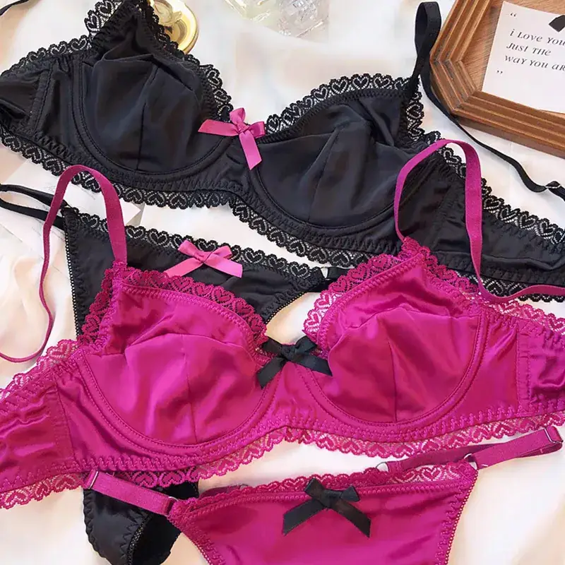 Green Lace Underwear Set for Women Summer Wear - Image 7