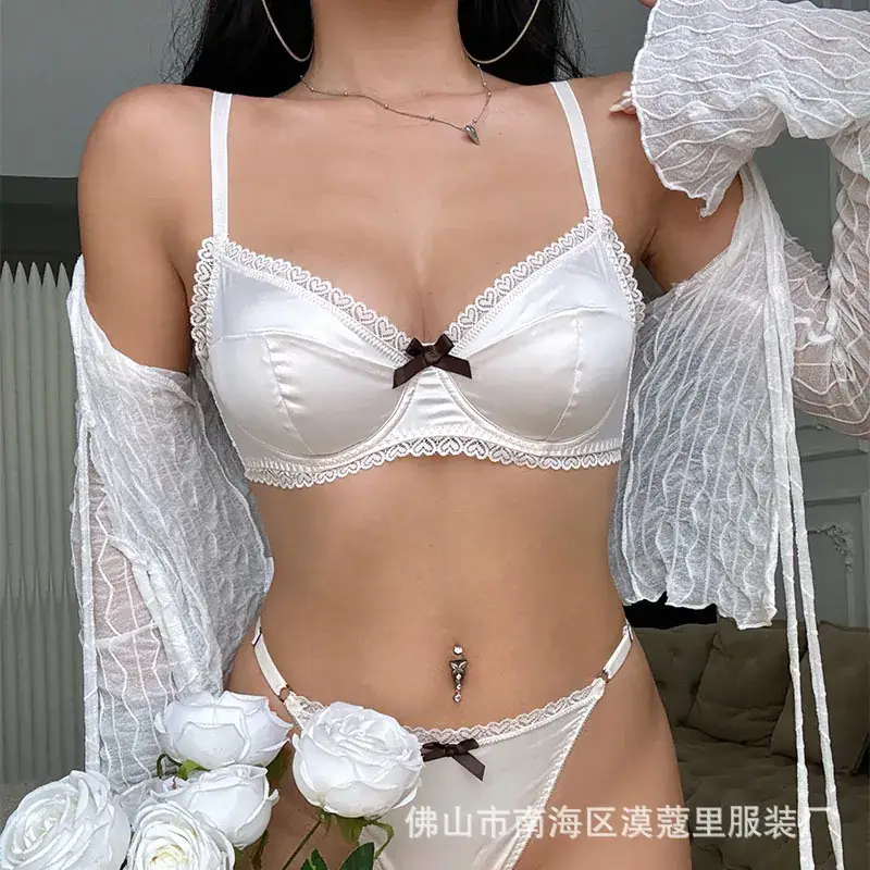 Green Lace Underwear Set for Women Summer Wear - Image 9