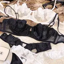 Green Lace Underwear Set for Women Summer Wear — feature 11