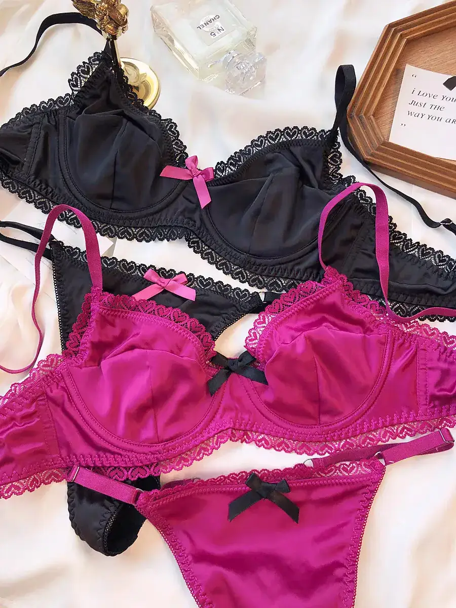 Green Lace Underwear Set for Women Summer Wear — feature 36