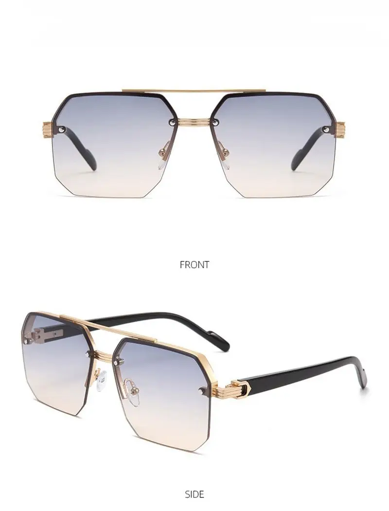 2026 Square Aviator Sunglasses European American Style β feature 5