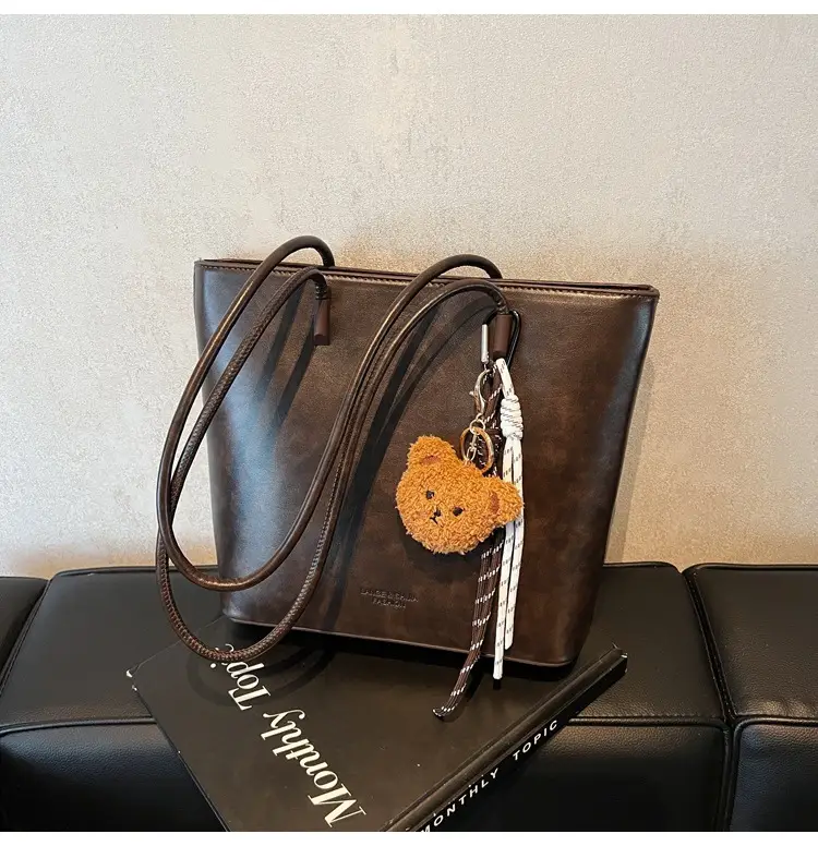 Korean Satchel Brown Women's Shoulder Bag 2024 — feature 13