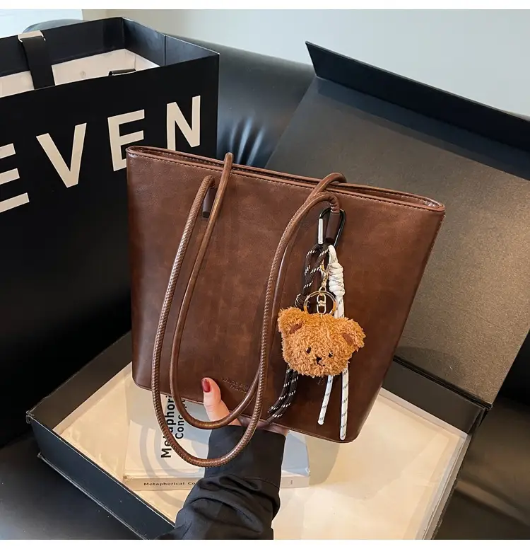 Korean Satchel Brown Women's Shoulder Bag 2024 — feature 15