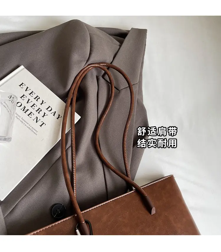 Korean Satchel Brown Women's Shoulder Bag 2024 — feature 4