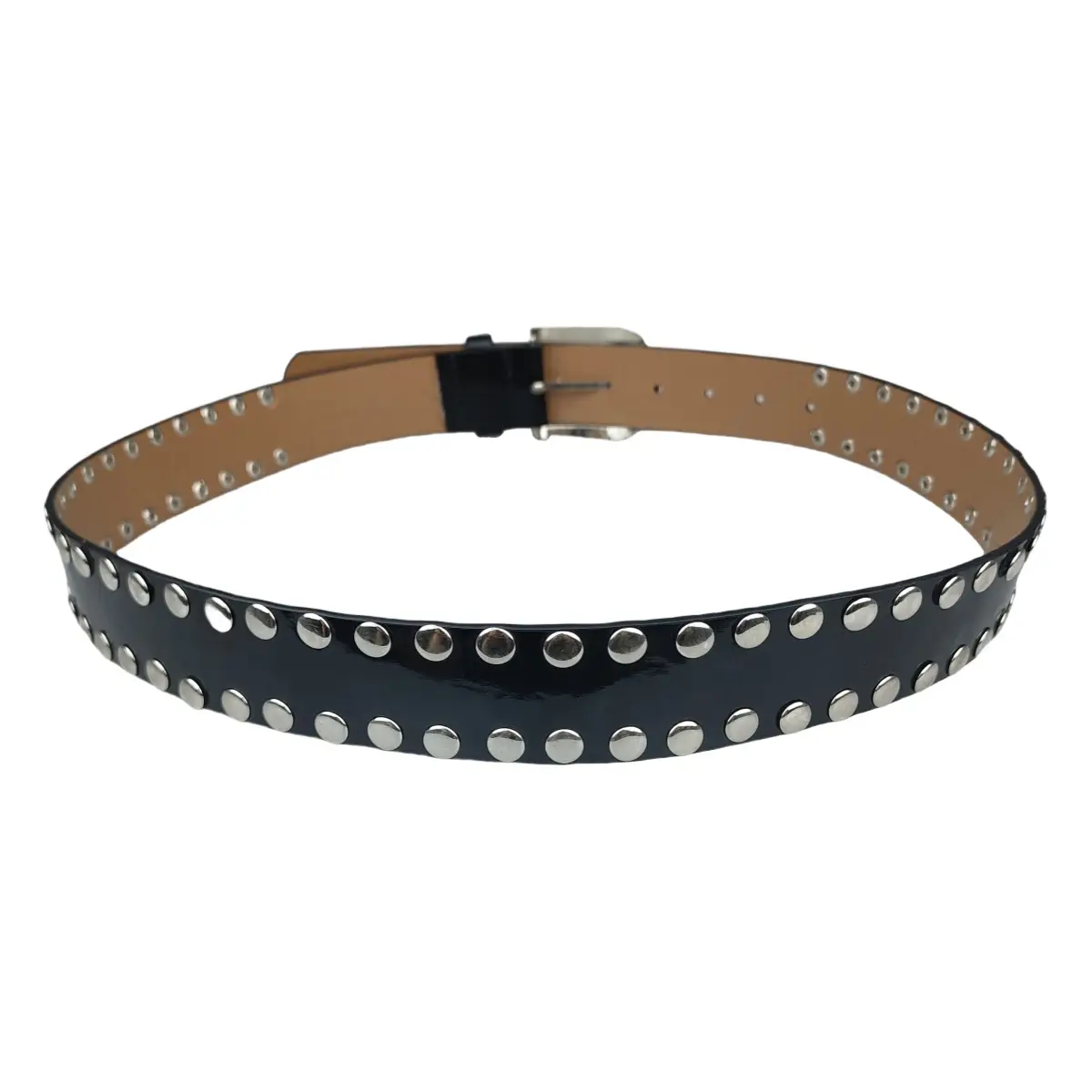 Black Belt Trouser with Rivet Beads & Buckle — feature 7