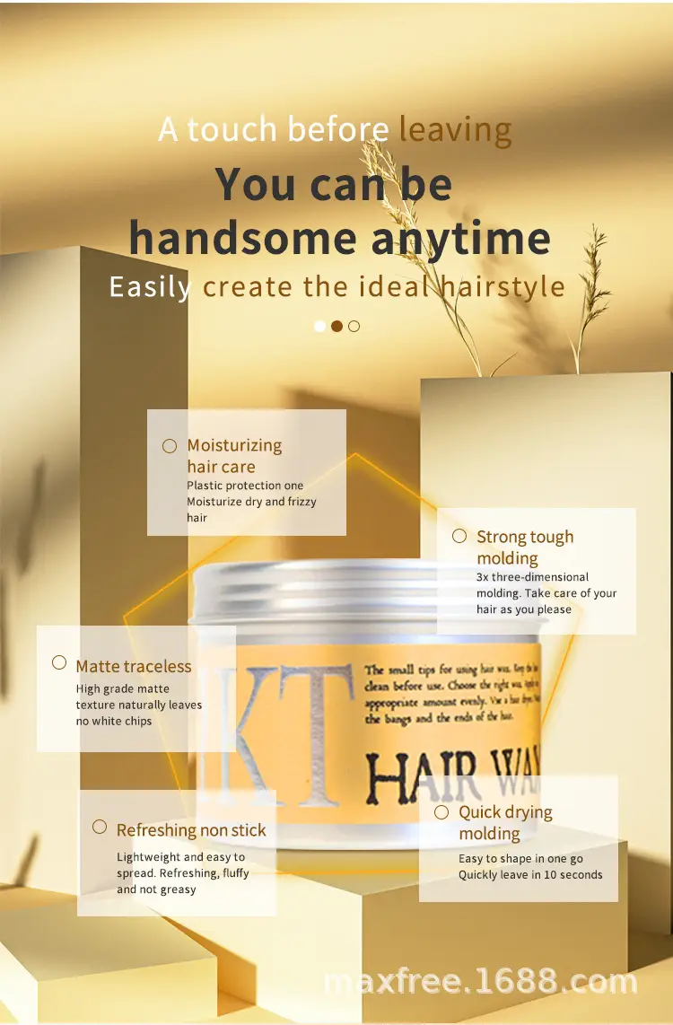 KT Hair Wax Stick for Styling & Control — feature 4