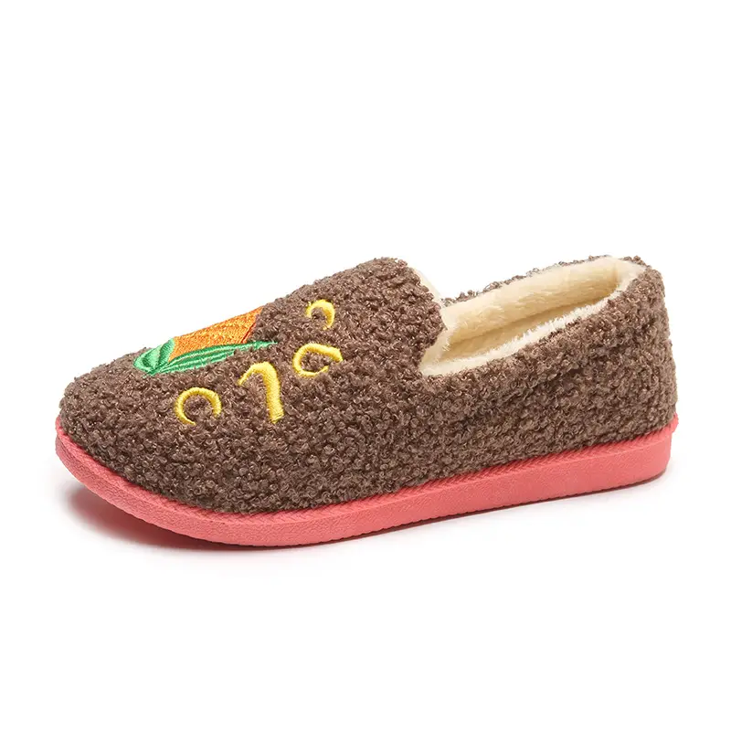 2026 Winter New Style Home Cotton Slippers with Fleece Lining, Thickened Casual Indoor Shoes, Non-Slip Soft Sole, Comfortable Mom Shoes, Cotton Shoes - Image 8