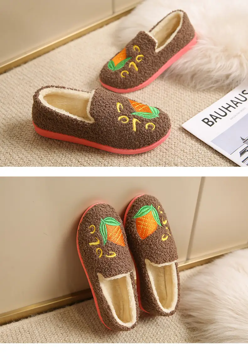 2026 Winter New Style Home Cotton Slippers with Fleece Lining, Thickened Casual Indoor Shoes, Non-Slip Soft Sole, Comfortable Mom Shoes, Cotton Shoes — feature 25