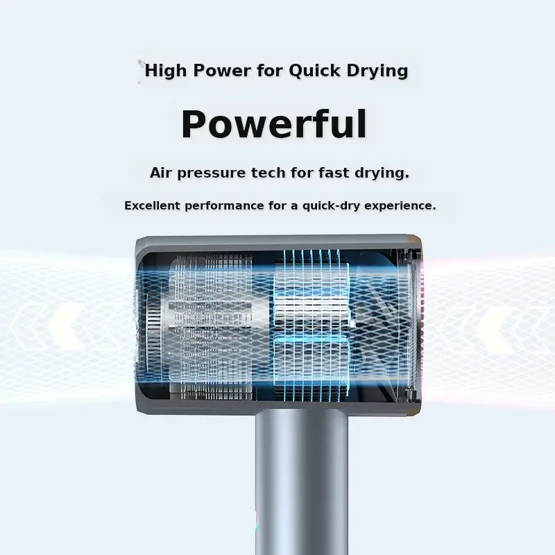2024 New High Power Hair Dryer with Warm & Light Mode — feature 6