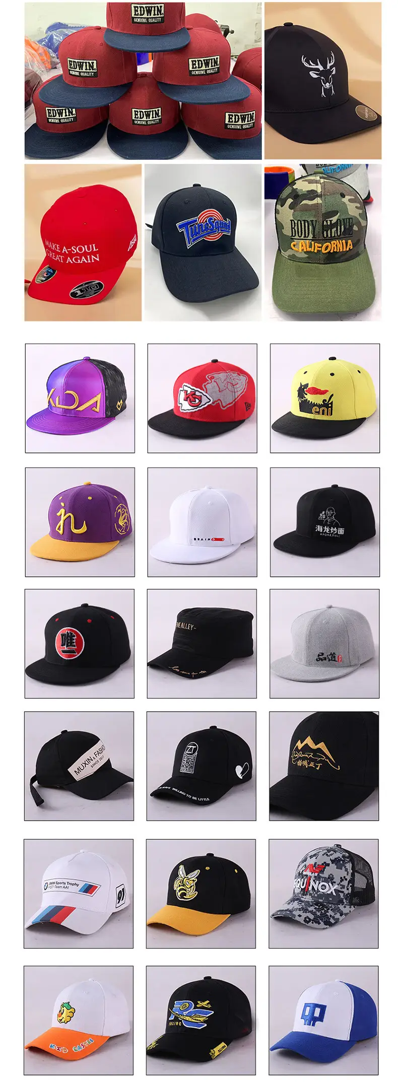 Purple Cotton Peaked Baseball Cap Customizable — feature 14