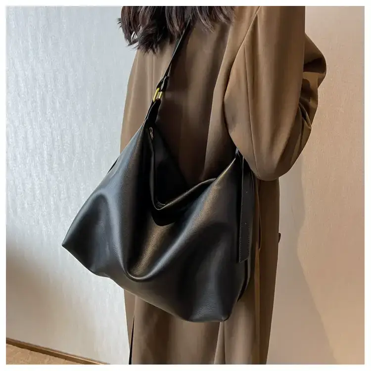 Brown Leather Shoulder Bag Women Autumn Winter — feature 12