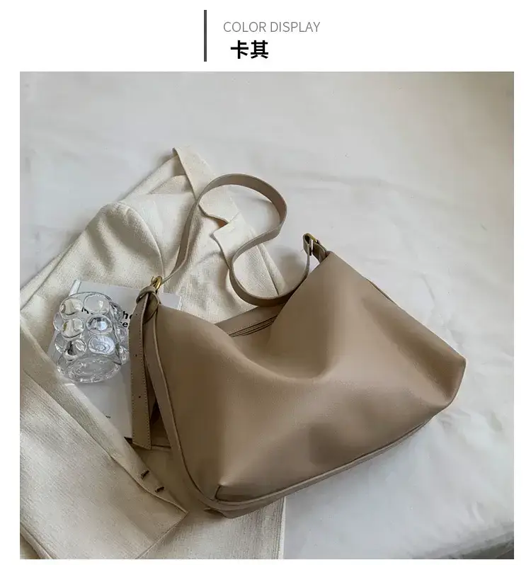 Brown Leather Shoulder Bag Women Autumn Winter — feature 18