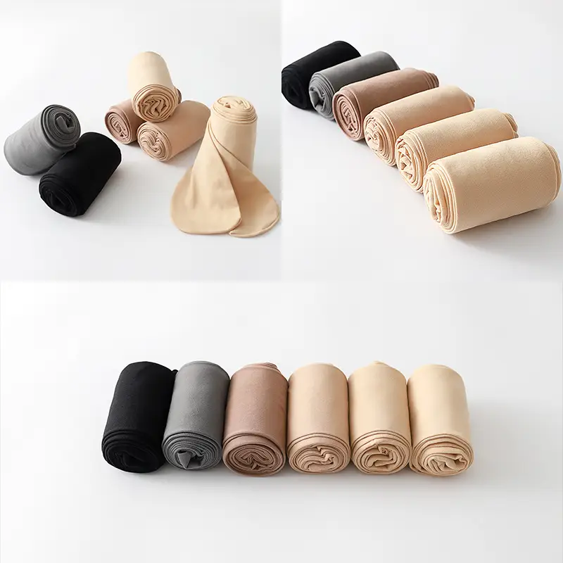 Spring and autumn 80d velvet pantyhose thin slightly thick autumn wear light leg bottoming socks light flesh color stockings