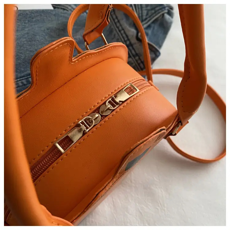 Halloween Pumpkin Shoulder Bag Black Orange Women — feature 30
