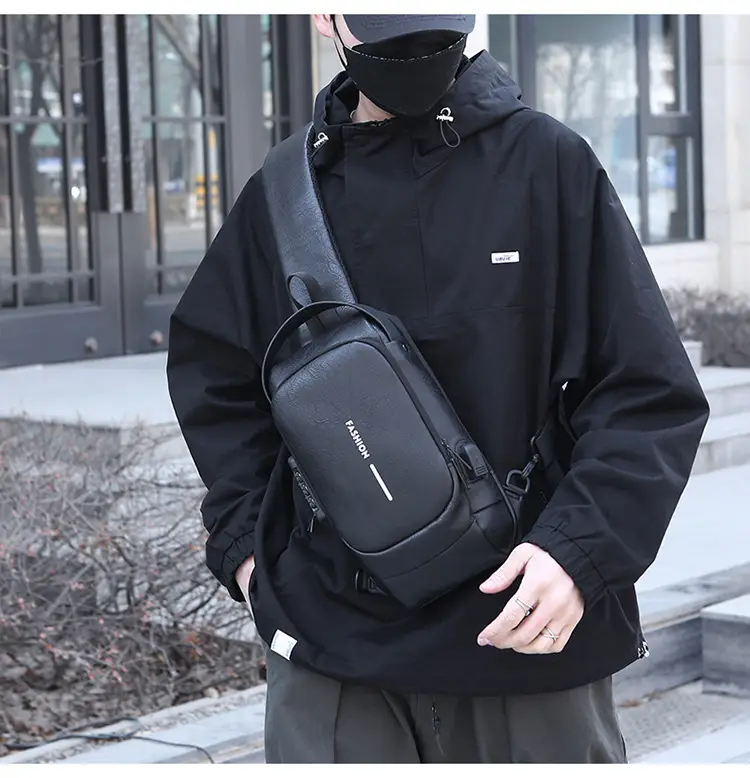 Trendy Leather Crossbody Bag with Password Lock & Anti-Theft — feature 14
