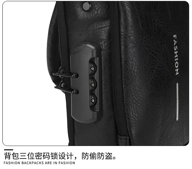 Trendy Leather Crossbody Bag with Password Lock & Anti-Theft — feature 41