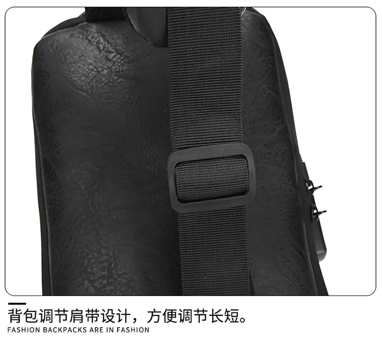Trendy Leather Crossbody Bag with Password Lock & Anti-Theft — feature 43