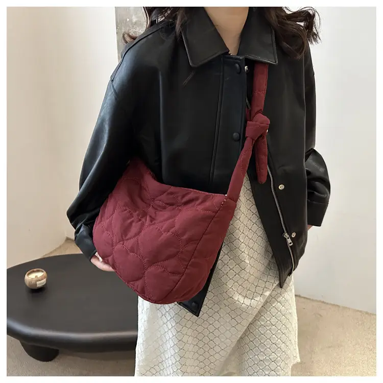 Korean Crossbody Bag 2024 Cotton Padded Winter — feature 18