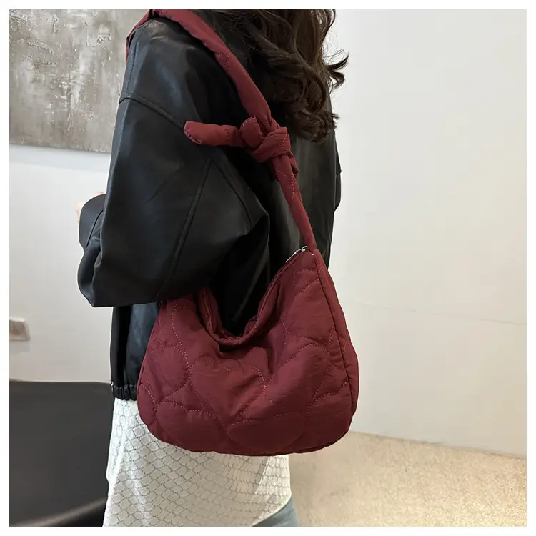 Korean Crossbody Bag 2024 Cotton Padded Winter — feature 21